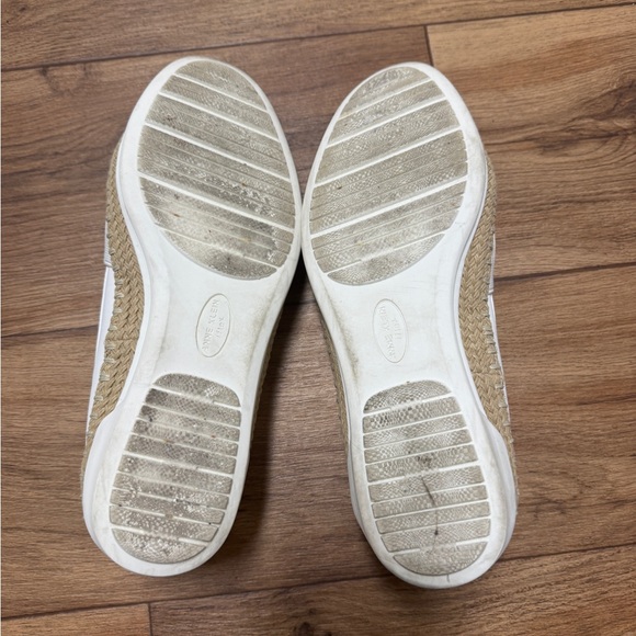 Anne Klein Cream Espadrille Loafers - Picture 3 of 3